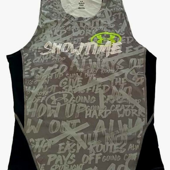 Under Armour Mens Alter Ego Compression Tank Top Med Multicolor - Picture 1 of 4
